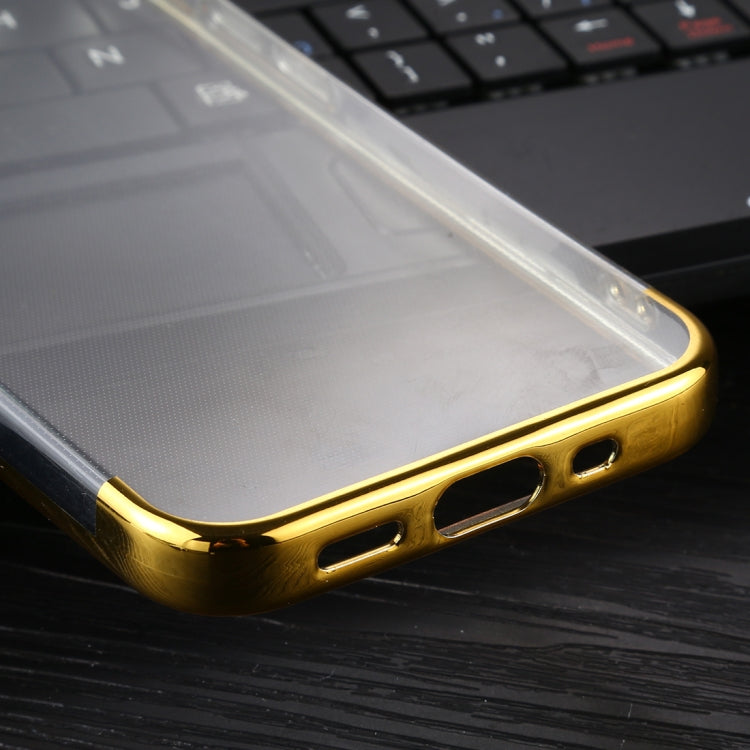 For iPhone 12 / 12 Pro Three Stage Electroplating TPU Protective Soft Case