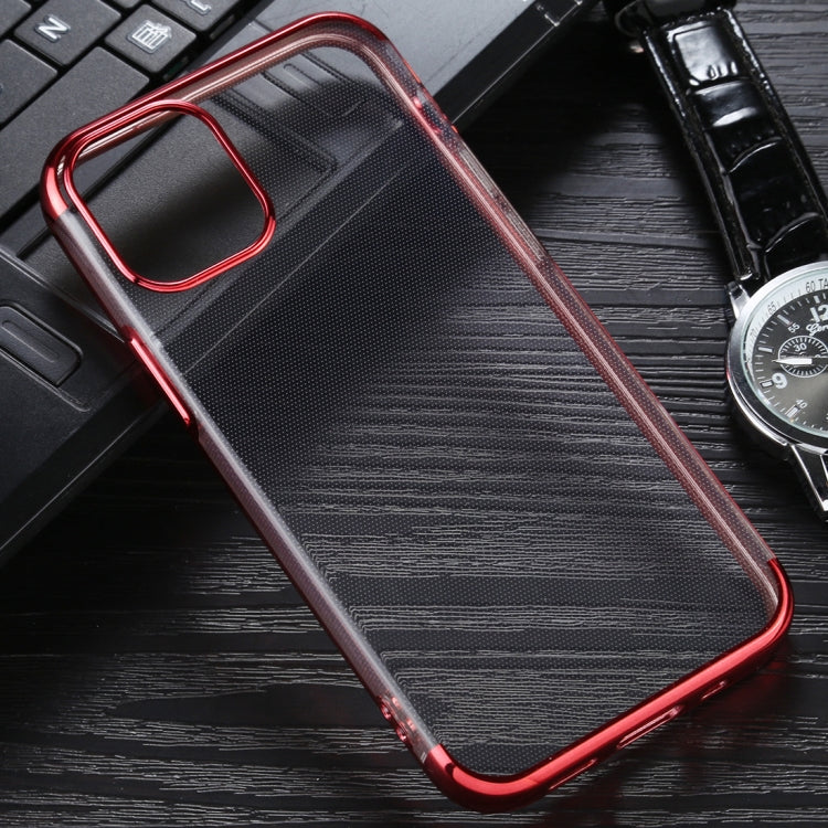For iPhone 12 / 12 Pro Three Stage Electroplating TPU Protective Soft Case