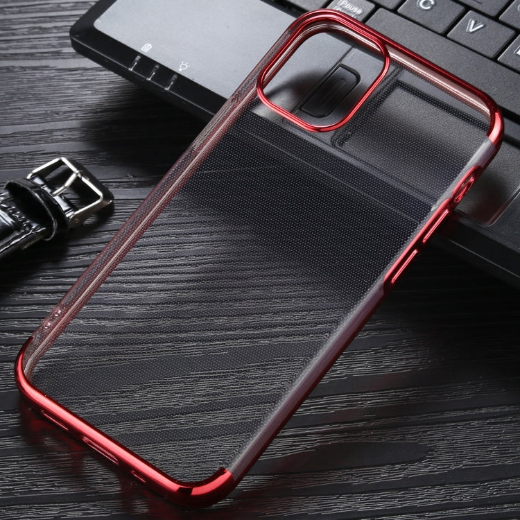 For iPhone 12 / 12 Pro Three Stage Electroplating TPU Protective Soft Case