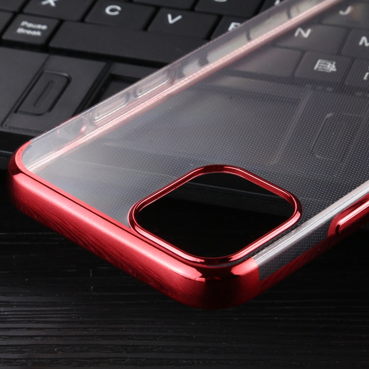 For iPhone 12 / 12 Pro Three Stage Electroplating TPU Protective Soft Case