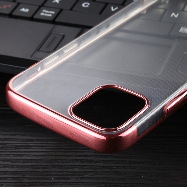 For iPhone 12 / 12 Pro Three Stage Electroplating TPU Protective Soft Case