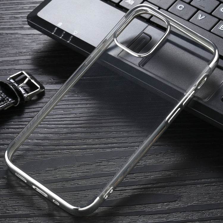 For iPhone 12 Pro Max Three Stage Electroplating TPU Protective Soft Case
