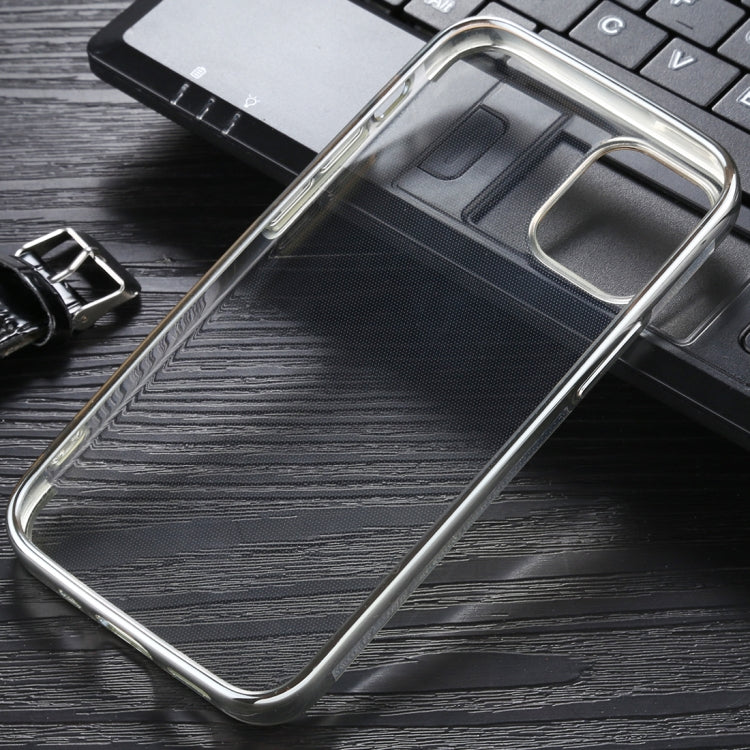 For iPhone 12 Pro Max Three Stage Electroplating TPU Protective Soft Case