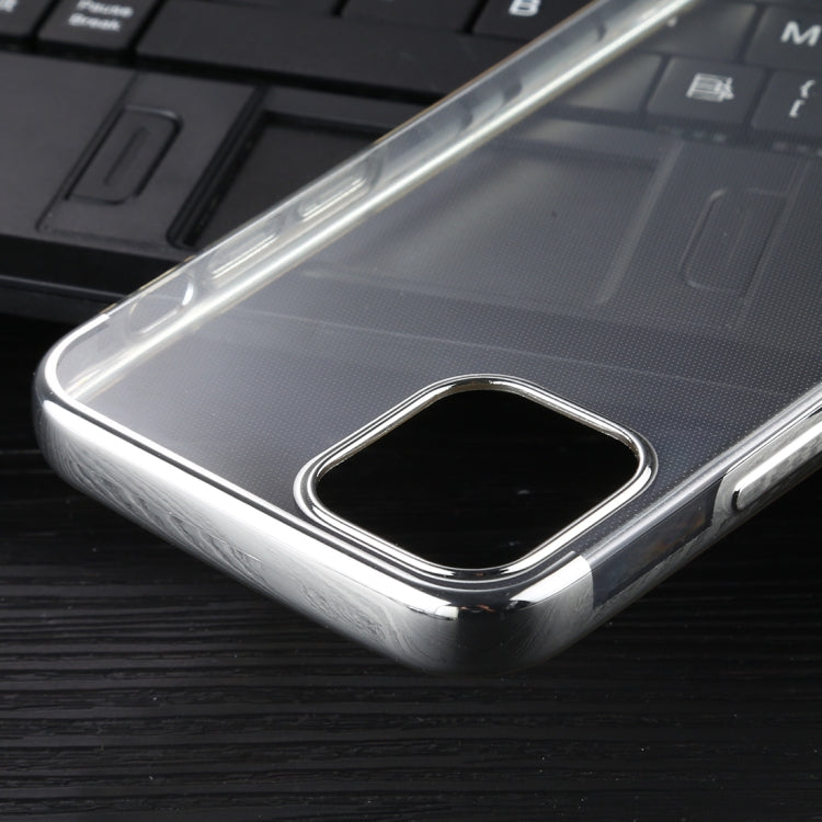 For iPhone 12 Pro Max Three Stage Electroplating TPU Protective Soft Case