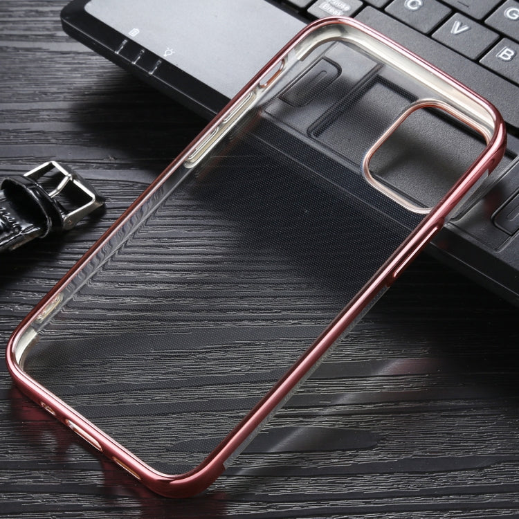 For iPhone 12 Pro Max Three Stage Electroplating TPU Protective Soft Case