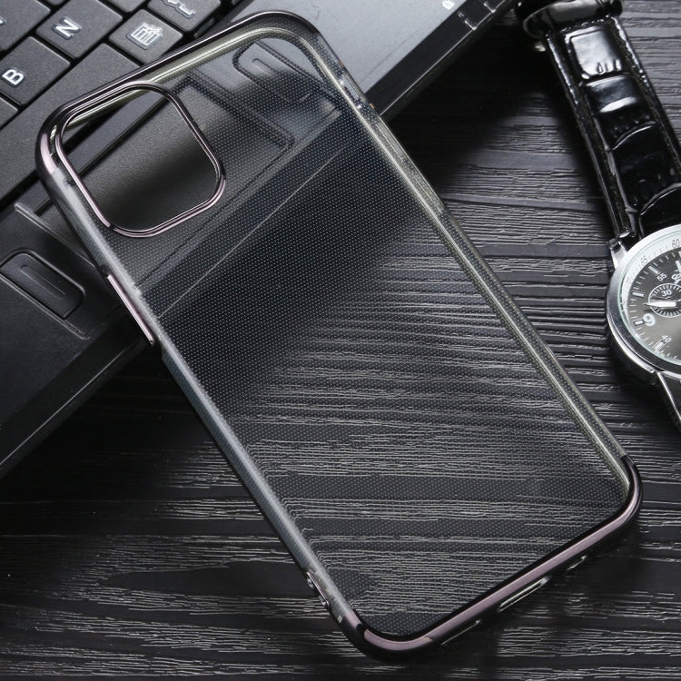 For iPhone 12 Pro Max Three Stage Electroplating TPU Protective Soft Case