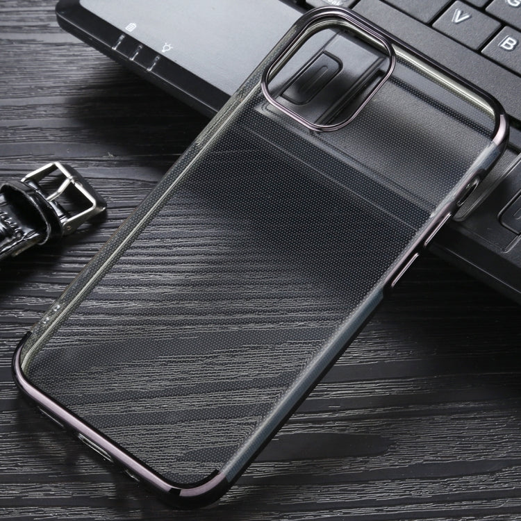 For iPhone 12 Pro Max Three Stage Electroplating TPU Protective Soft Case