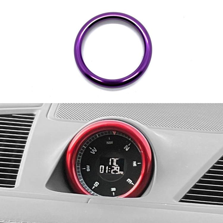 For Porsche Macan / Cayenne / Panamera 911 718 Car Compass Stopwatch Decorative Ring Cover