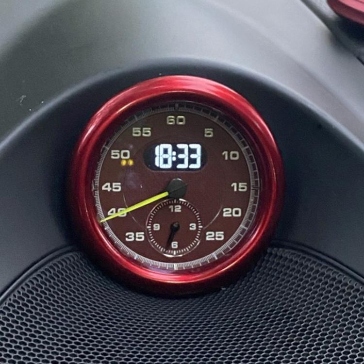 For Porsche Macan / Cayenne / Panamera 911 718 Car Compass Stopwatch Decorative Ring Cover