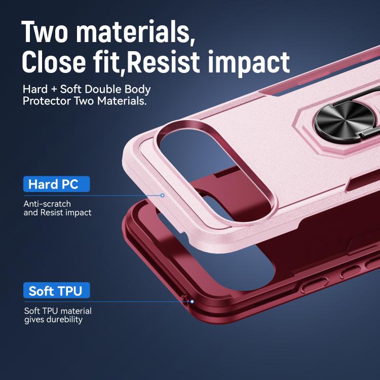 For Google Pixel 10 Pro Pioneer Armor Heavy Duty PC + TPU Phone Case with Holder