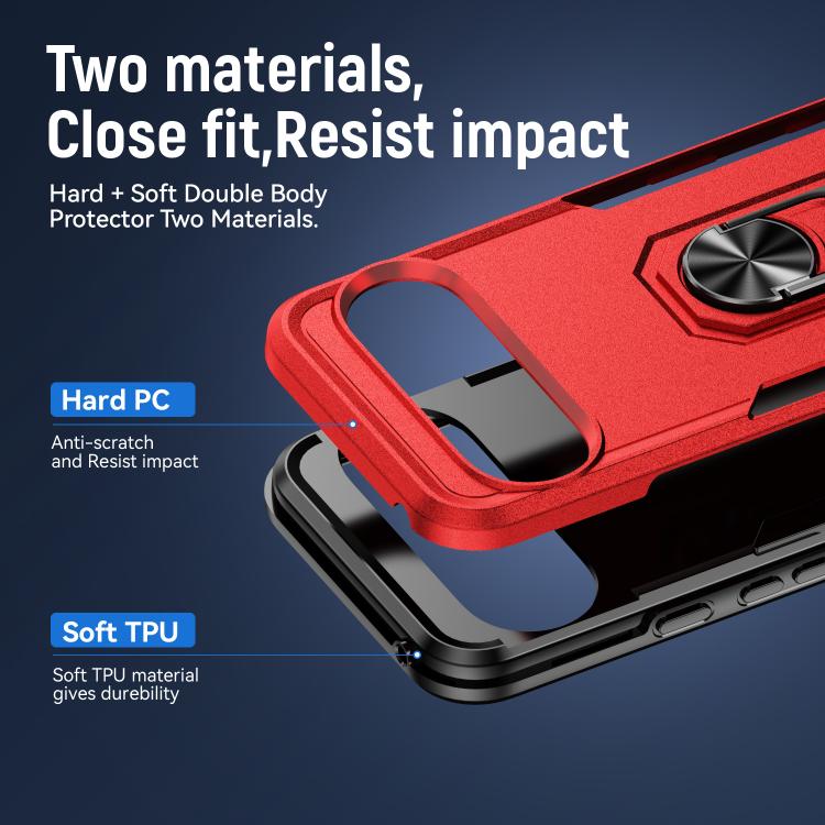 For Google Pixel 10 Pro Pioneer Armor Heavy Duty PC + TPU Phone Case with Holder