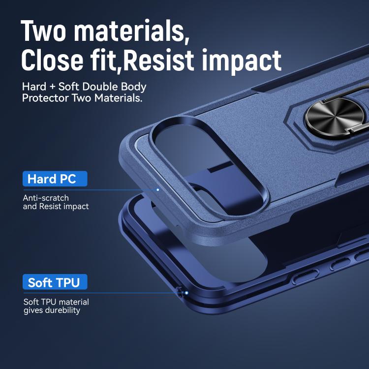 For Google Pixel 10 Pro Pioneer Armor Heavy Duty PC + TPU Phone Case with Holder