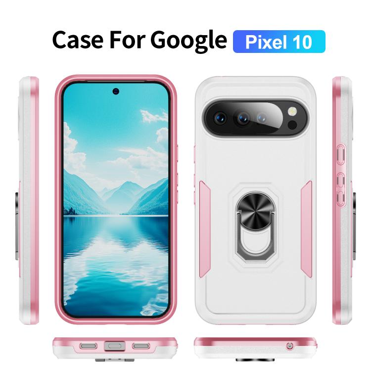 For Google Pixel 10 Pioneer Armor Heavy Duty PC + TPU Phone Case with Holder