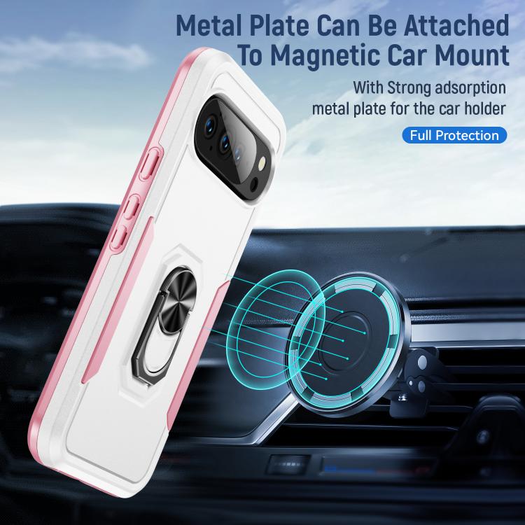 For Google Pixel 10 Pioneer Armor Heavy Duty PC + TPU Phone Case with Holder