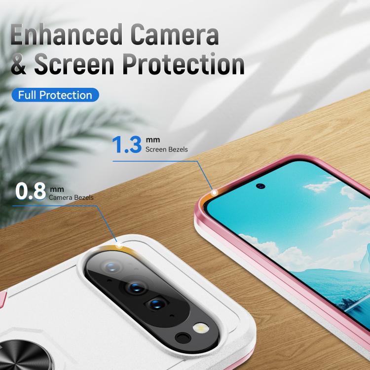 For Google Pixel 10 Pioneer Armor Heavy Duty PC + TPU Phone Case with Holder