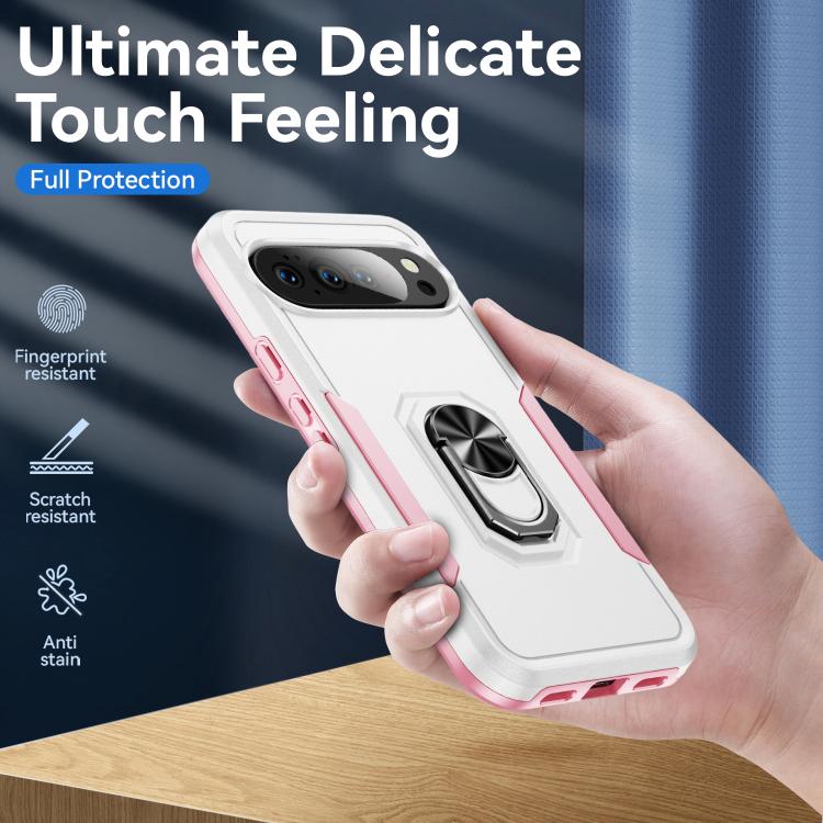 For Google Pixel 10 Pioneer Armor Heavy Duty PC + TPU Phone Case with Holder