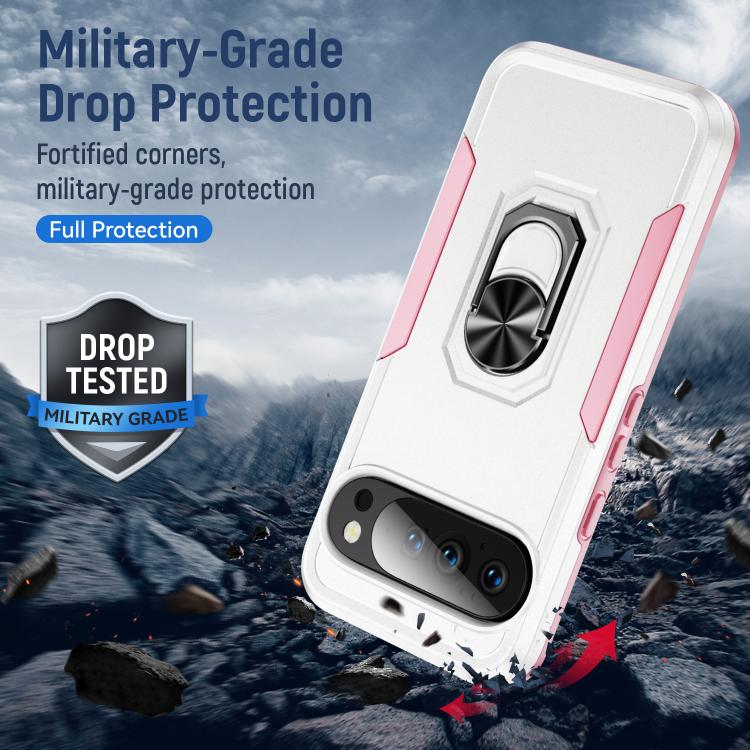 For Google Pixel 10 Pioneer Armor Heavy Duty PC + TPU Phone Case with Holder