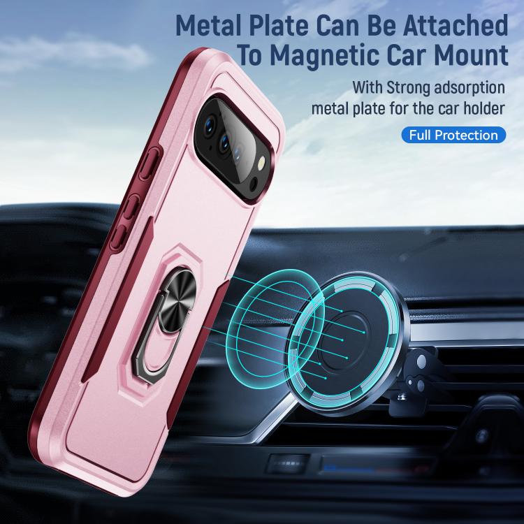 For Google Pixel 10 Pioneer Armor Heavy Duty PC + TPU Phone Case with Holder