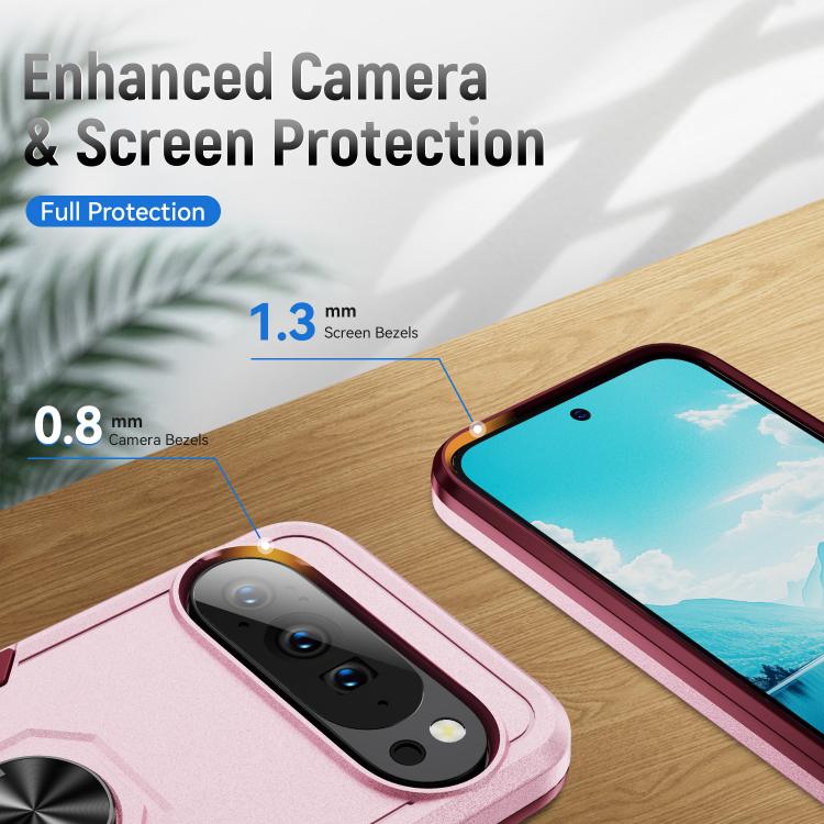 For Google Pixel 10 Pioneer Armor Heavy Duty PC + TPU Phone Case with Holder