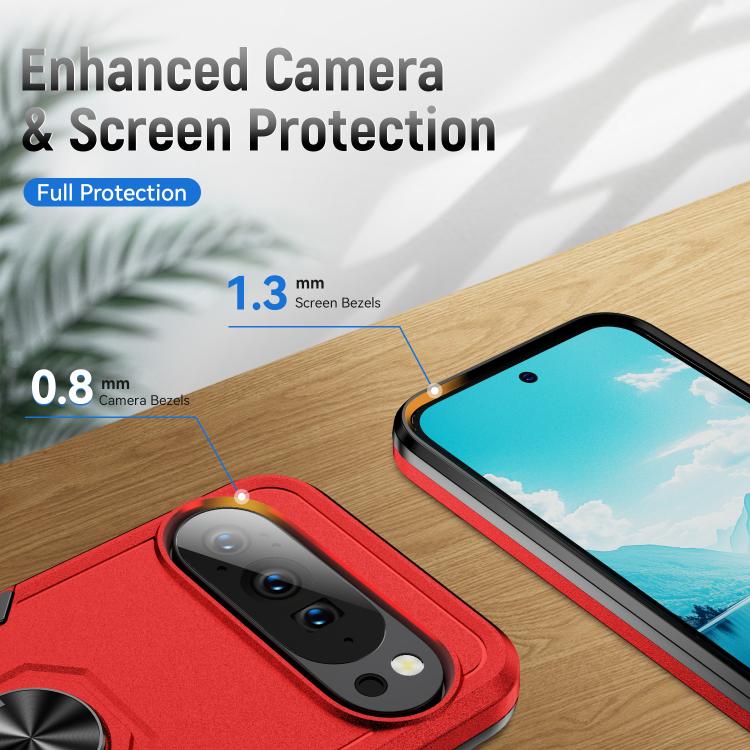 For Google Pixel 10 Pioneer Armor Heavy Duty PC + TPU Phone Case with Holder