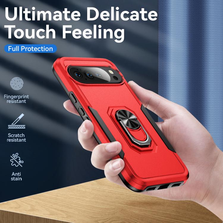For Google Pixel 10 Pioneer Armor Heavy Duty PC + TPU Phone Case with Holder