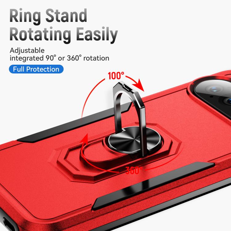 For Google Pixel 10 Pioneer Armor Heavy Duty PC + TPU Phone Case with Holder