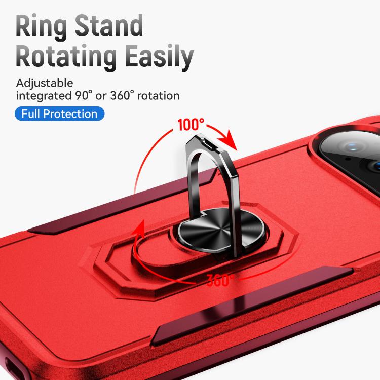 For Google Pixel 10 Pioneer Armor Heavy Duty PC + TPU Phone Case with Holder
