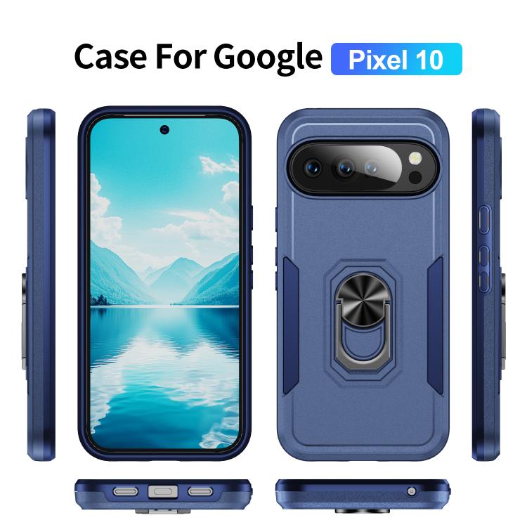 For Google Pixel 10 Pioneer Armor Heavy Duty PC + TPU Phone Case with Holder