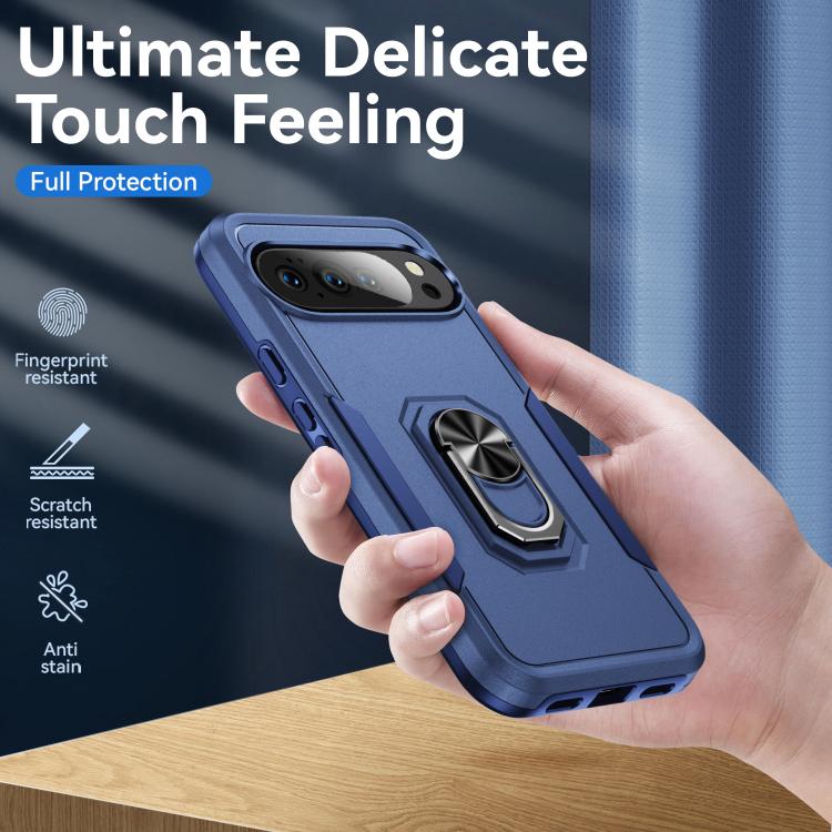 For Google Pixel 10 Pioneer Armor Heavy Duty PC + TPU Phone Case with Holder