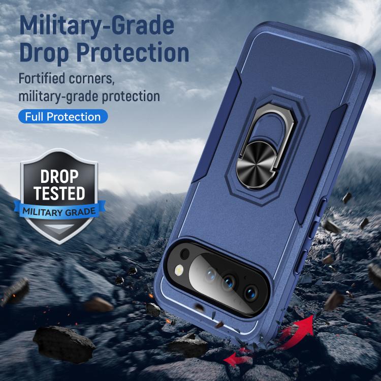 For Google Pixel 10 Pioneer Armor Heavy Duty PC + TPU Phone Case with Holder