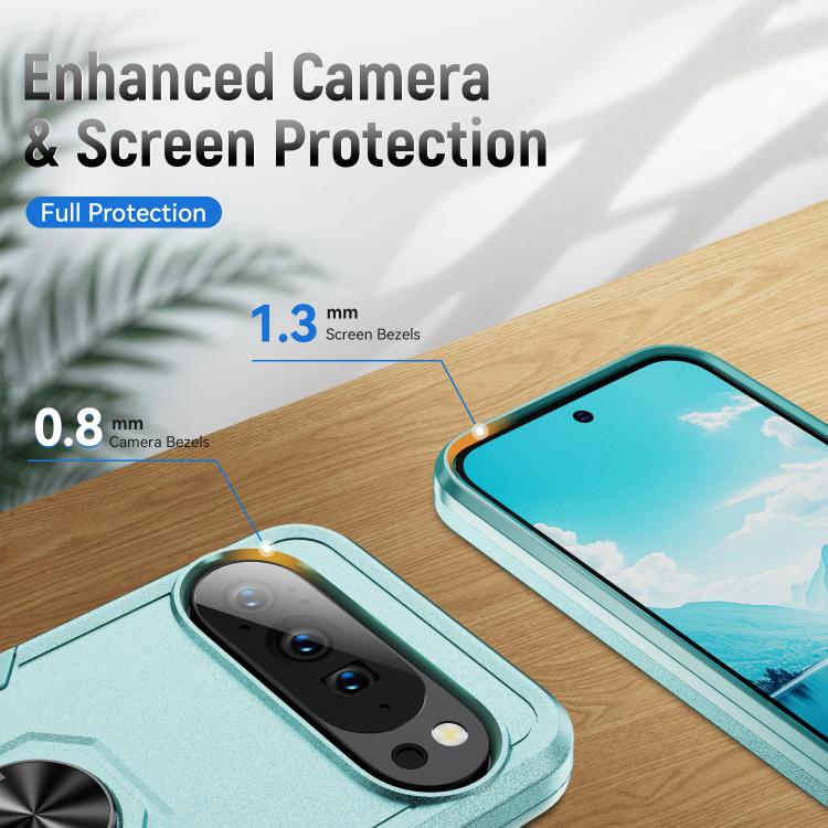 For Google Pixel 10 Pioneer Armor Heavy Duty PC + TPU Phone Case with Holder