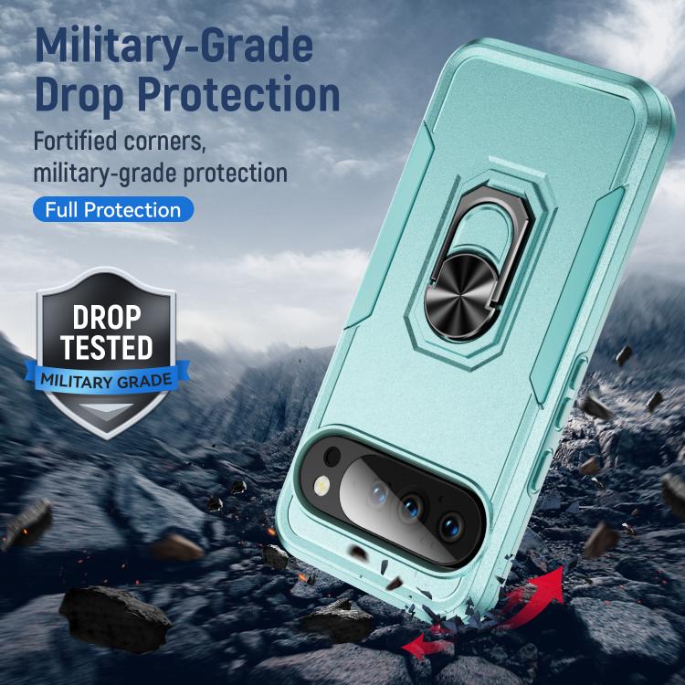 For Google Pixel 10 Pioneer Armor Heavy Duty PC + TPU Phone Case with Holder