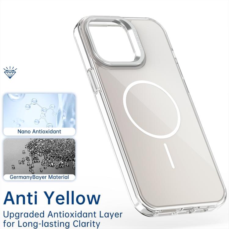 For iPhone 13 Pro Max Gradient Discolor Lens Kickstand Magsafe Phone Case
