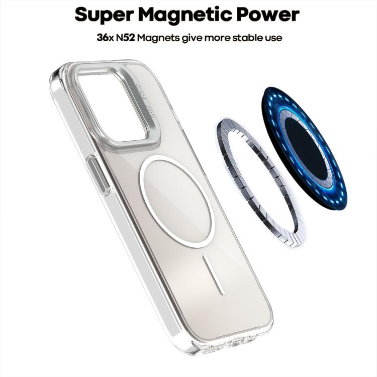 For iPhone 13 Pro Gradient Discolor Lens Kickstand Magsafe Phone Case