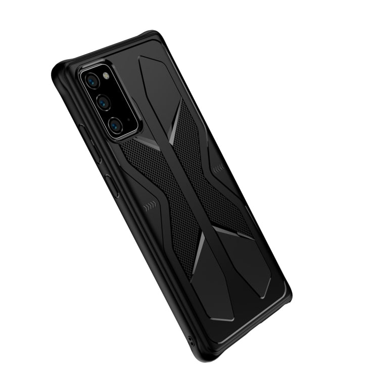 For Samsung Galaxy Note20 Butterfly Shadow Shockproof Rubber TPU Protective Case