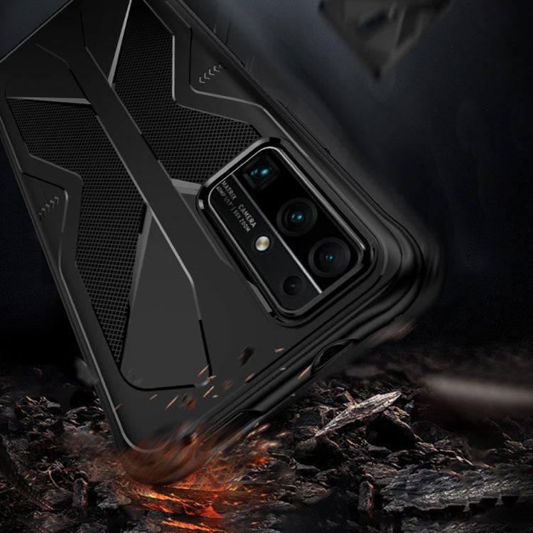 For Huawei Honor X10 Butterfly Shadow Shockproof Rubber TPU Protective Case