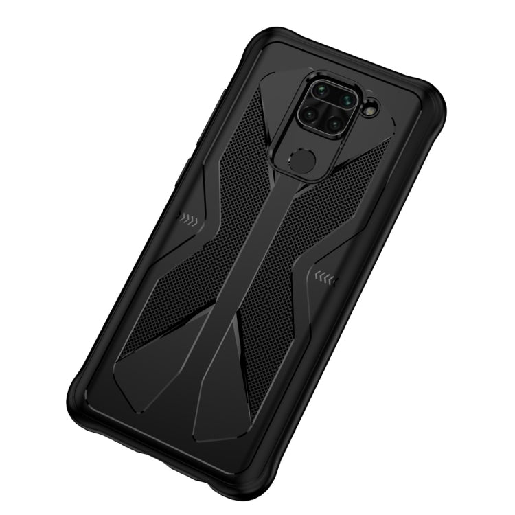 For Xiaomi Redmi Note 9 Butterfly Shadow Shockproof Rubber TPU Protective Case
