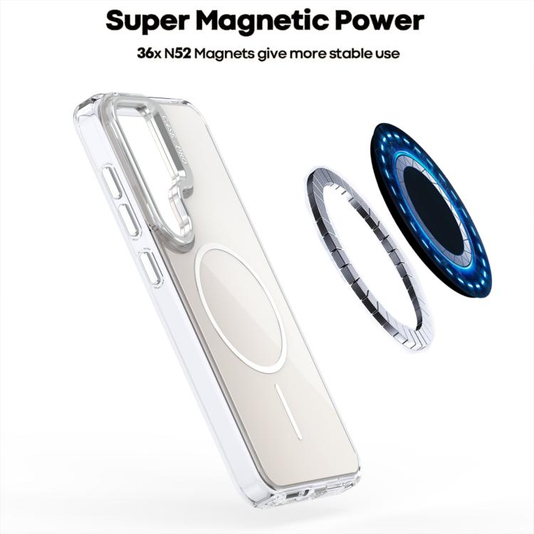 For Samsung Galaxy S23+ 5G Gradient Discolor Lens Kickstand Magsafe Phone Case