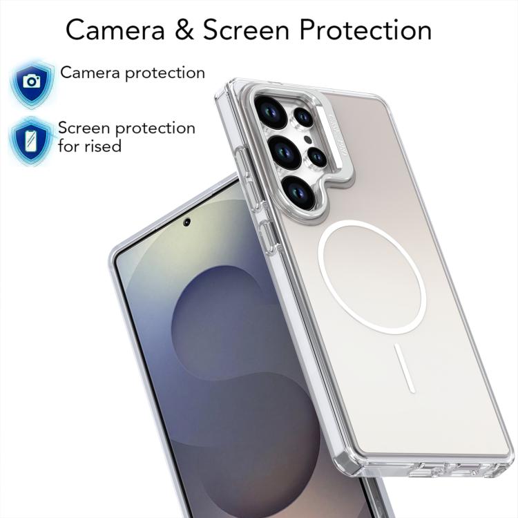 For Samsung Galaxy S26 Ultra 5G Gradient Discolor Lens Kickstand Magsafe Phone Case