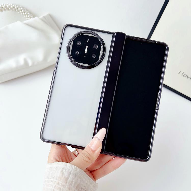For Huawei Mate X3 Plating Spring Axis Skin Feel Phone Case