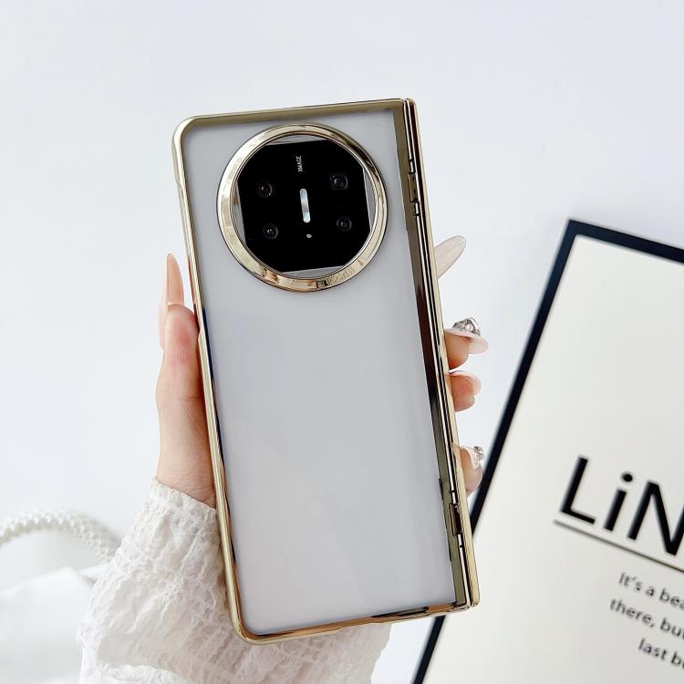For Huawei Mate X5 Plating Spring Axis Skin Feel Phone Case