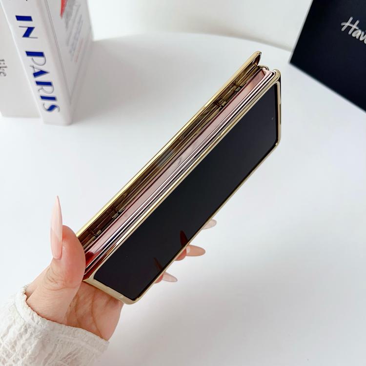 For Huawei Mate X6 Plating Spring Axis Skin Feel Phone Case