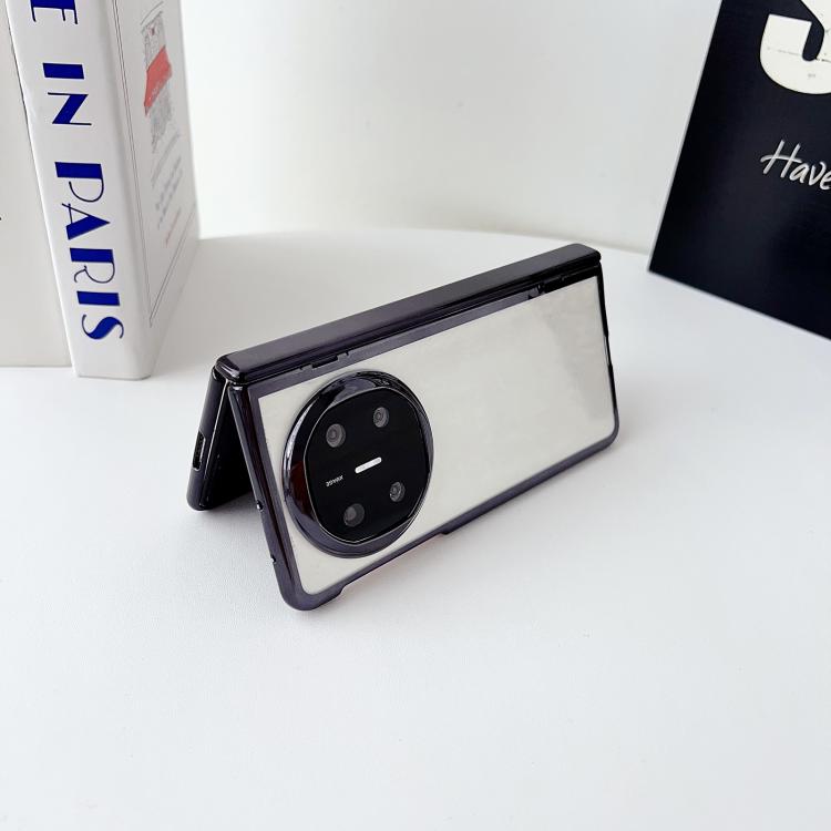 For Huawei Mate X6 Plating Spring Axis Skin Feel Phone Case