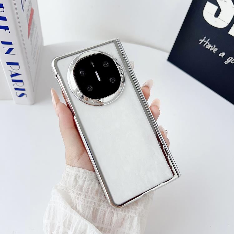 For Huawei Mate X6 Plating Spring Axis Skin Feel Phone Case