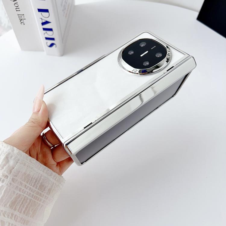 For Huawei Mate X6 Plating Spring Axis Skin Feel Phone Case