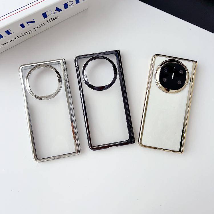 For Huawei Mate X6 Plating Spring Axis Skin Feel Phone Case