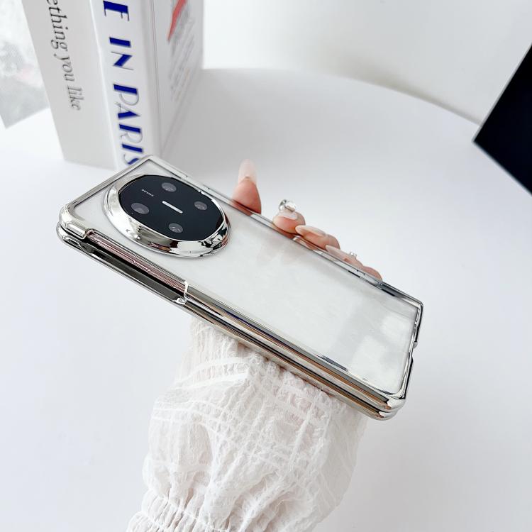 For Huawei Mate X6 Plating Spring Axis Skin Feel Phone Case