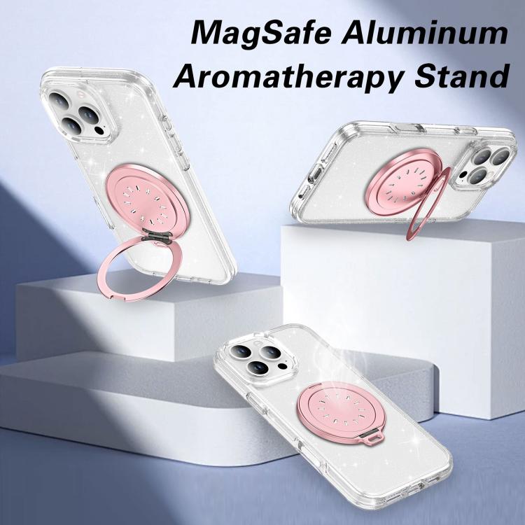 Magnetic MagSafe Aluminum Alloy Aromatherapy Mirror Bracket with Straps
