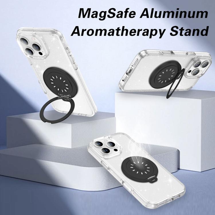 Magnetic MagSafe Aluminum Alloy Aromatherapy Mirror Bracket with Straps