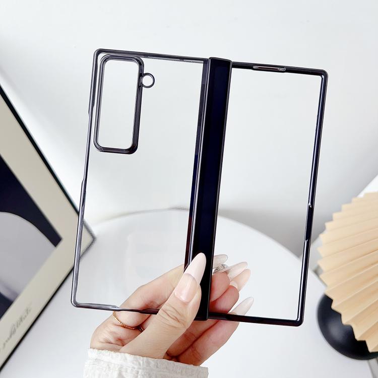 For Samsung Galaxy Z Fold Special Plating Spring Axis Skin Feel Phone Case